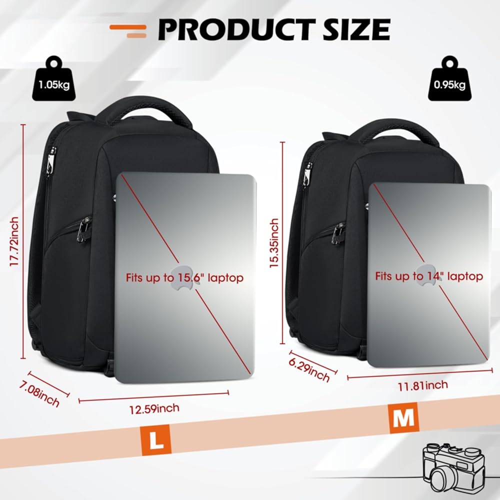 カメラバッグ　一眼レフカメラ / ノートパソコン用バックパック Amazon.co.jp: [BAGSMART] カメラバッグ カメラバックパック